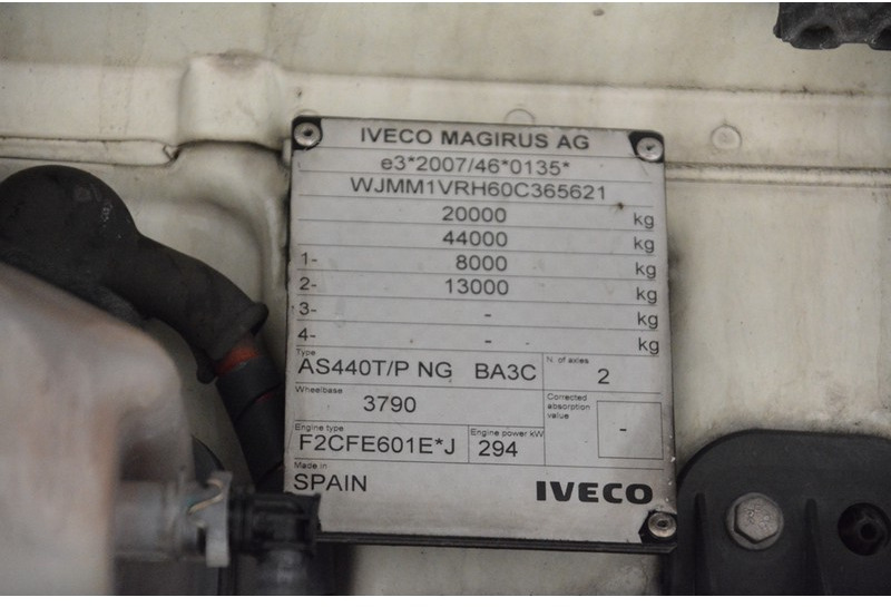 Cap tractor Iveco Stralis AS440S40 LNG Natural Power: Foto 9