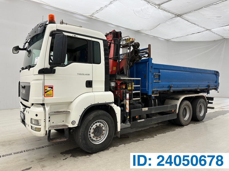 MAN TGS 26.400 - 6x4* - Camion basculantă, Camion cu macara: Foto 1 MAN TGS 26.400 - 6x4* - Camion basculantă, Camion cu macara: Foto 1