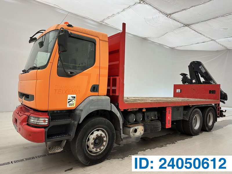 Renault Kerax 360 - 6x4 - Camion platformă, Camion cu macara: Foto 1 Renault Kerax 360 - 6x4 - Camion platformă, Camion cu macara: Foto 1