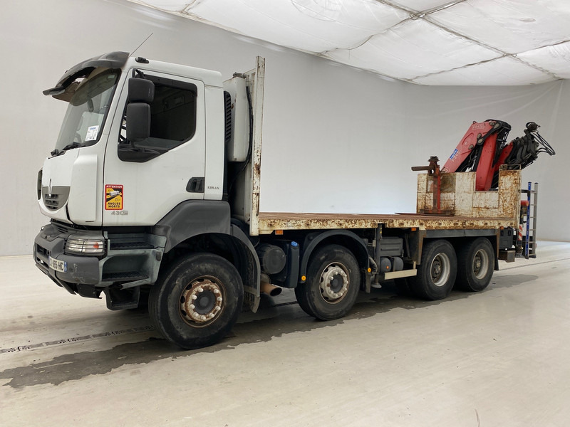 Renault Kerax 430 DXi - 8x4 - Camion platformă, Camion cu macara: Foto 3 Renault Kerax 430 DXi - 8x4 - Camion platformă, Camion cu macara: Foto 3