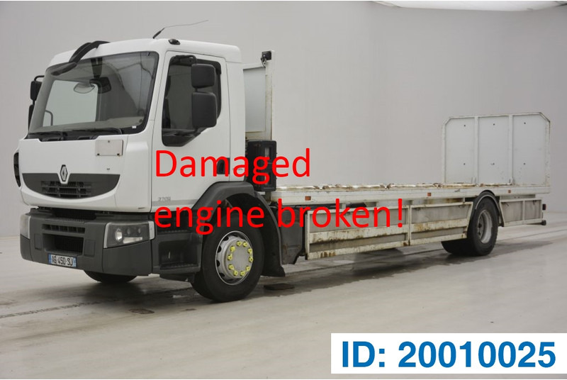Renault Premium 270 DXi - damaged engine - Camion platformă: Foto 1 Renault Premium 270 DXi - damaged engine - Camion platformă: Foto 1