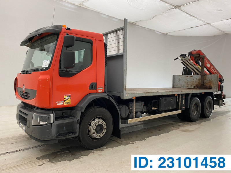 Renault Premium Lander 430* - Camion platformă, Camion cu macara: Foto 1 Renault Premium Lander 430* - Camion platformă, Camion cu macara: Foto 1