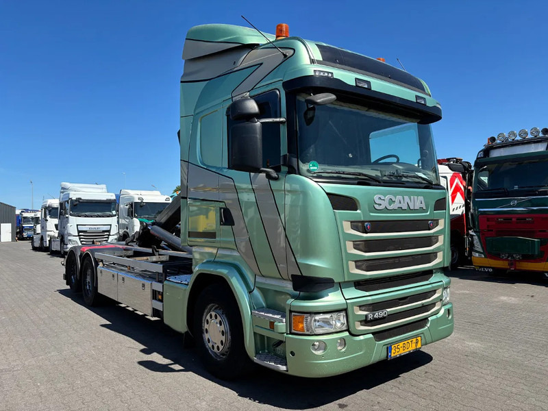 Scania R490 6x2 Euro 6 Retarder VDL Hooklift - Camion cu sistem de cablu: Foto 2 Scania R490 6x2 Euro 6 Retarder VDL Hooklift - Camion cu sistem de cablu: Foto 2