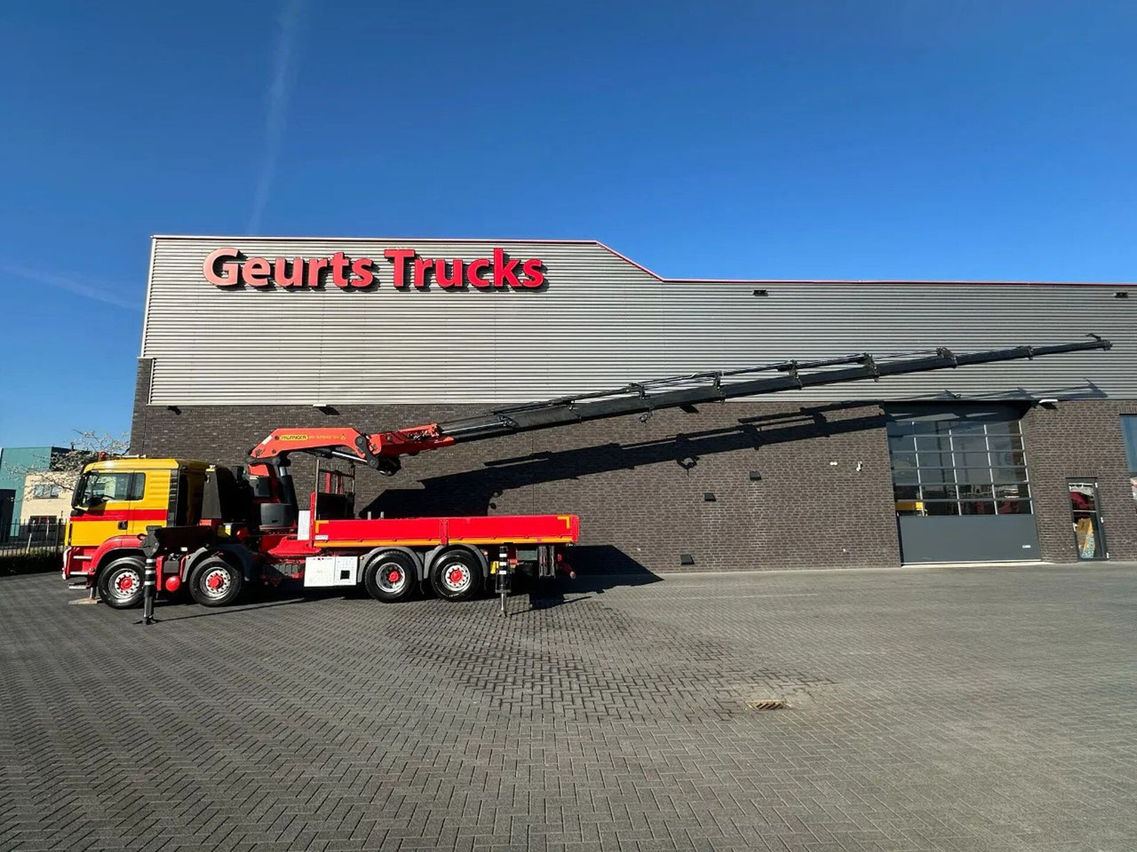 MAN MAURER TGS 35.480 8X4H-6 BL MET PALFINGER PK9200 - Camion cu macara: Foto 4 MAN MAURER TGS 35.480 8X4H-6 BL MET PALFINGER PK9200 - Camion cu macara: Foto 4