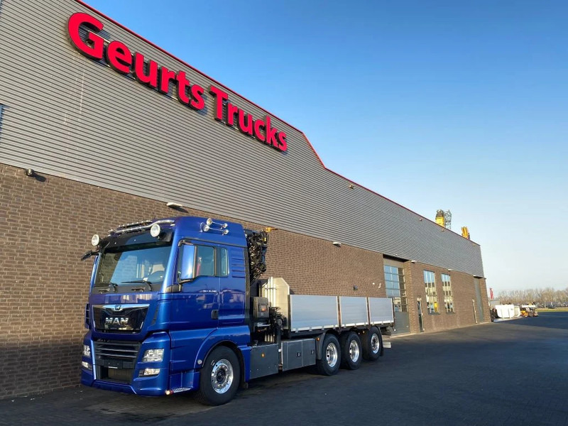 Camion cu macara MAN TGX 35.500 8X4 TRIDEM + HIAB X-HIPRO 302 E-7 KRAAN/KRAN/CRANE/GRUA: Foto 9