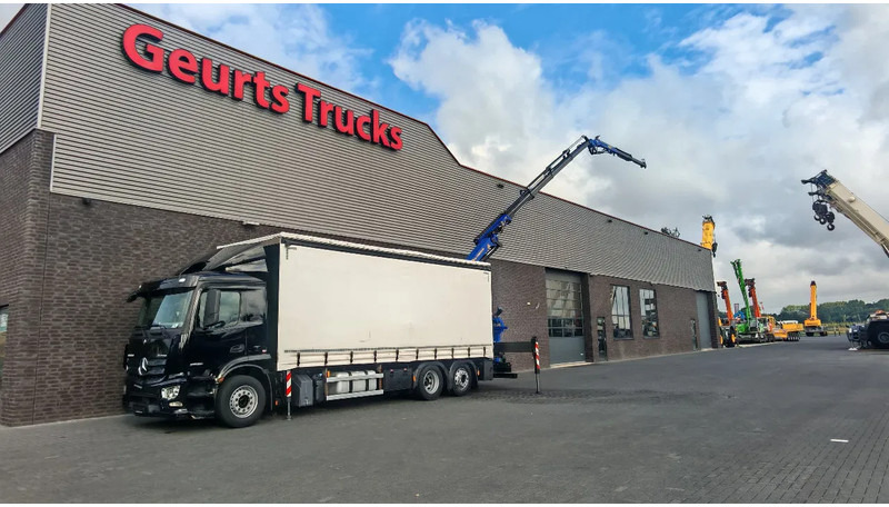 Mercedes-Benz Antos 2536 6X2 SCHUIFZEIL MET PALFINGER PK23002-SH C KRAAN / KRAN / CRANE / GRUA - Camion cu macara: Foto 5 Mercedes-Benz Antos 2536 6X2 SCHUIFZEIL MET PALFINGER PK23002-SH C KRAAN / KRAN / CRANE / GRUA - Camion cu macara: Foto 5