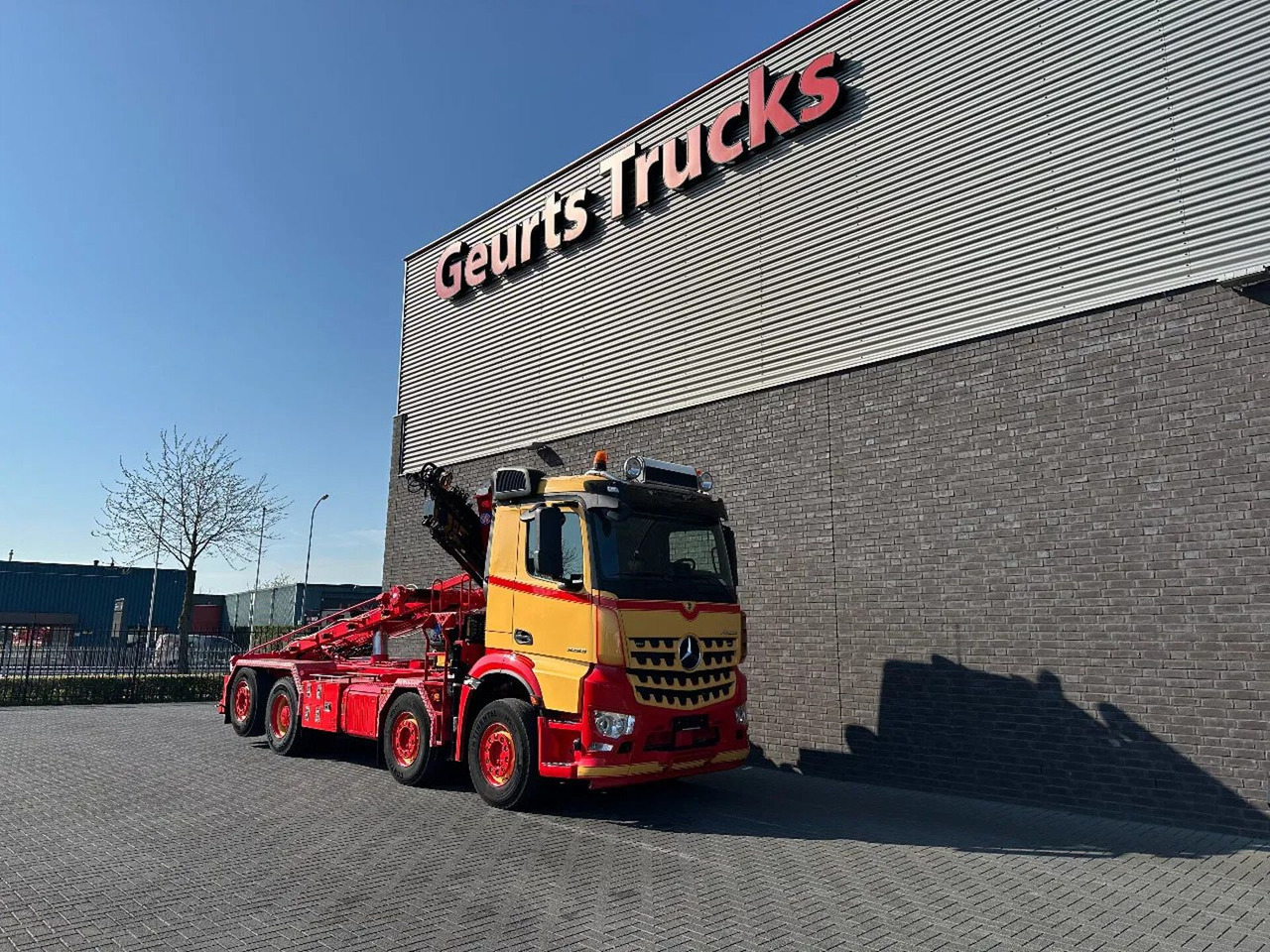 Mercedes-Benz Arocs 3253 L ENA 8X2/4 HMF2820 KRAAN / KRAN/ CRA - Camion cu cârlig, Camion cu macara: Foto 5 Mercedes-Benz Arocs 3253 L ENA 8X2/4 HMF2820 KRAAN / KRAN/ CRA - Camion cu cârlig, Camion cu macara: Foto 5