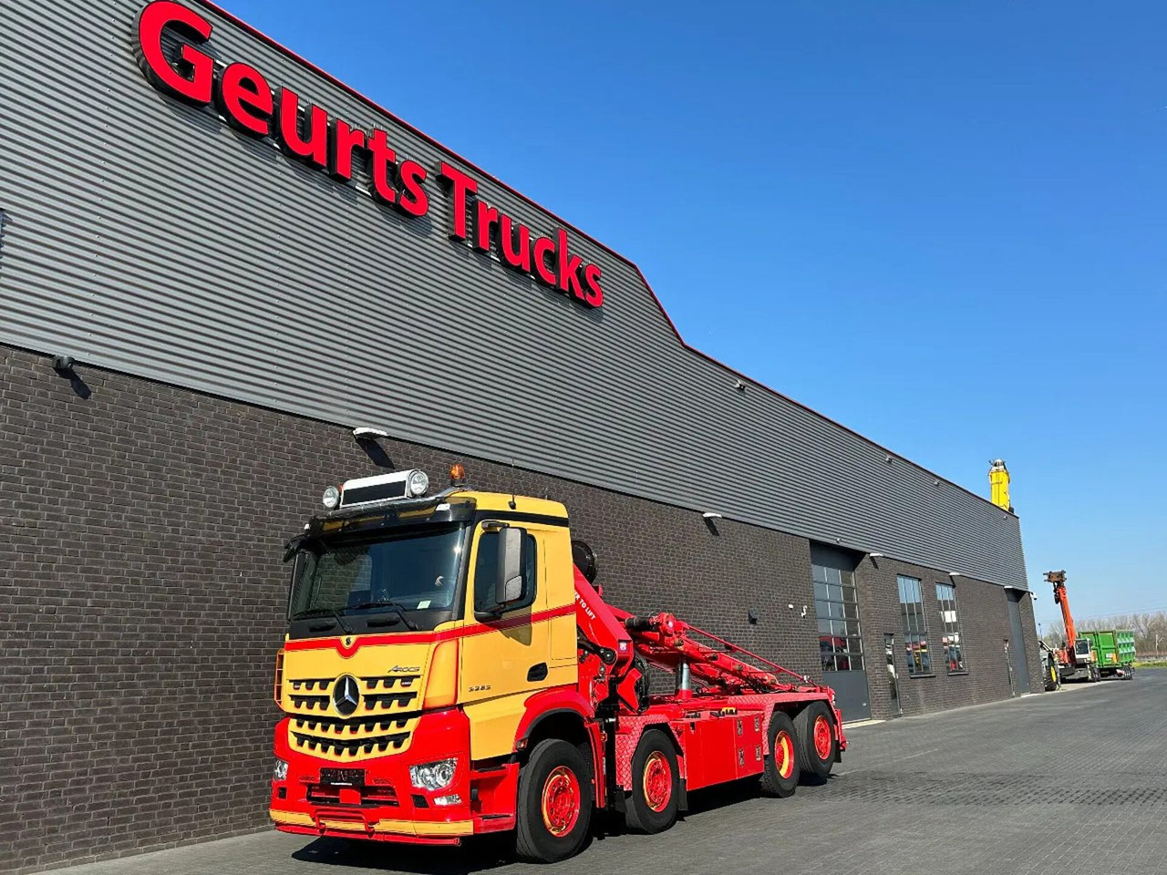 Mercedes-Benz Arocs 3253 L ENA 8X2/4 HMF2820 KRAAN / KRAN/ CRA - Camion cu cârlig, Camion cu macara: Foto 2 Mercedes-Benz Arocs 3253 L ENA 8X2/4 HMF2820 KRAAN / KRAN/ CRA - Camion cu cârlig, Camion cu macara: Foto 2
