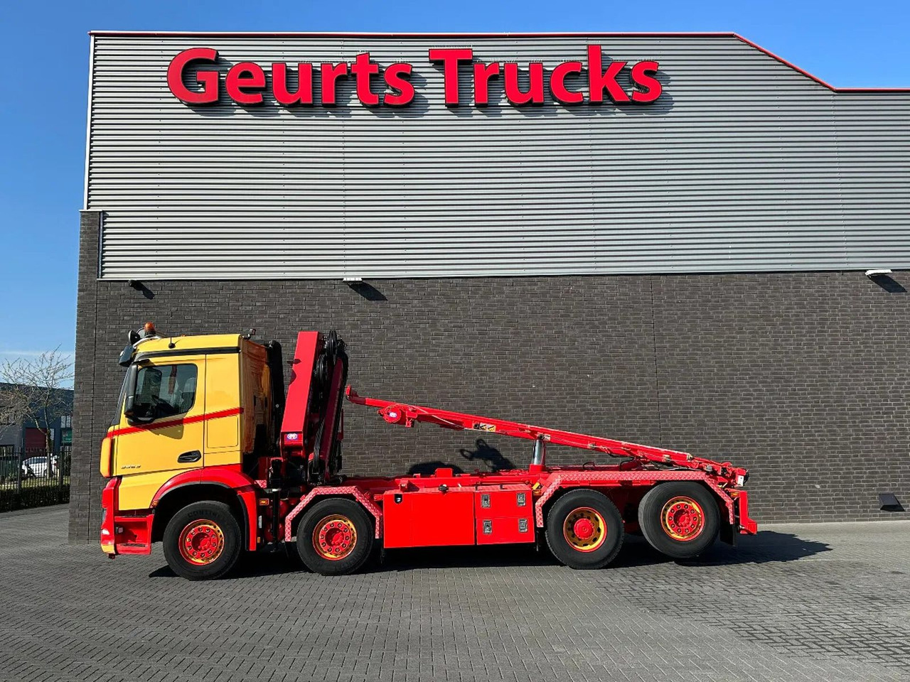 Mercedes-Benz Arocs 3253 L ENA 8X2/4 HMF2820 KRAAN / KRAN/ CRA - Camion cu cârlig, Camion cu macara: Foto 1 Mercedes-Benz Arocs 3253 L ENA 8X2/4 HMF2820 KRAAN / KRAN/ CRA - Camion cu cârlig, Camion cu macara: Foto 1