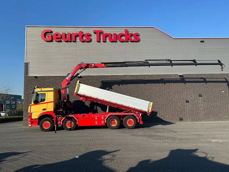 Mercedes-Benz Arocs 3253 L ENA 8X2/4 HMF2820 KRAAN / KRAN/ CRANE MET TF.324 KABELSYSTEEM / SEILGERATE / CABLE SYSTEM - Camion cu sistem de cablu, Camion cu macara: Foto 1 Mercedes-Benz Arocs 3253 L ENA 8X2/4 HMF2820 KRAAN / KRAN/ CRANE MET TF.324 KABELSYSTEEM / SEILGERATE / CABLE SYSTEM - Camion cu sistem de cablu, Camion cu macara: Foto 1