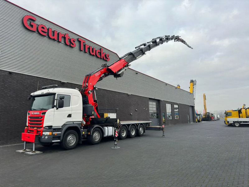 Scania R520 V8 10X4 TRIDEM + F1650RA.2.28 + JIB L816 KRAAN/KRAN/CRANE/GRUA - Camion cu macara: Foto 2 Scania R520 V8 10X4 TRIDEM + F1650RA.2.28 + JIB L816 KRAAN/KRAN/CRANE/GRUA - Camion cu macara: Foto 2
