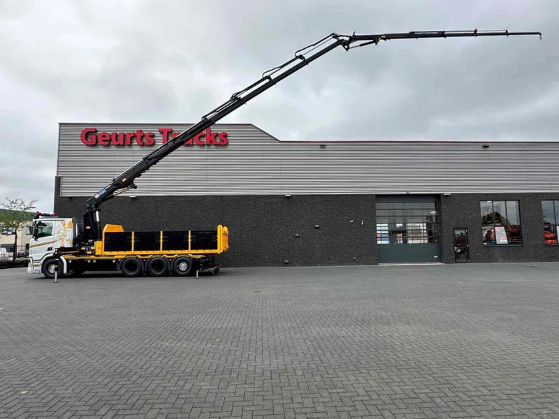Scania R530 V8 NGS 8X4 TRIDEM MET HYVA 2Z KIPPER + HMF 5020-K6 + JIB FJ1000-K5 KRAAN/KRAN/CRANE/GRUA - Camion basculantă, Camion cu macara: Foto 2 Scania R530 V8 NGS 8X4 TRIDEM MET HYVA 2Z KIPPER + HMF 5020-K6 + JIB FJ1000-K5 KRAAN/KRAN/CRANE/GRUA - Camion basculantă, Camion cu macara: Foto 2