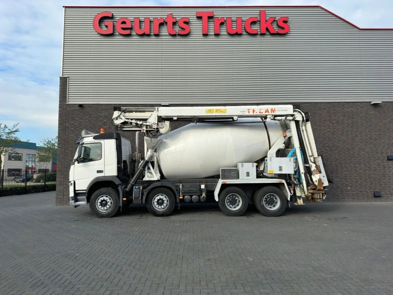 Volvo FM 410 8X4 + STETTER 9 M3 MIXER/MISCHER + THEAM - Autobetonieră: Foto 1 Volvo FM 410 8X4 + STETTER 9 M3 MIXER/MISCHER + THEAM - Autobetonieră: Foto 1