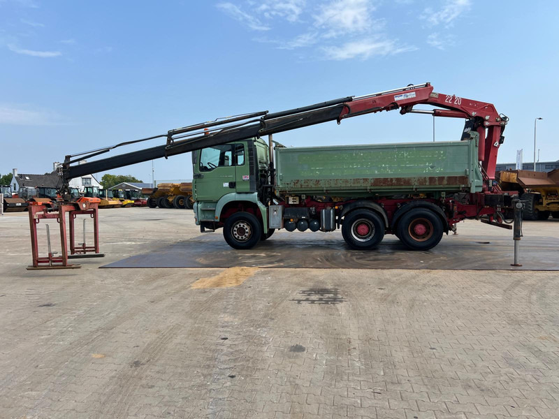 MAN TGA 26.480 tipper + HMF crane - Camion basculantă, Camion cu macara: Foto 2 MAN TGA 26.480 tipper + HMF crane - Camion basculantă, Camion cu macara: Foto 2