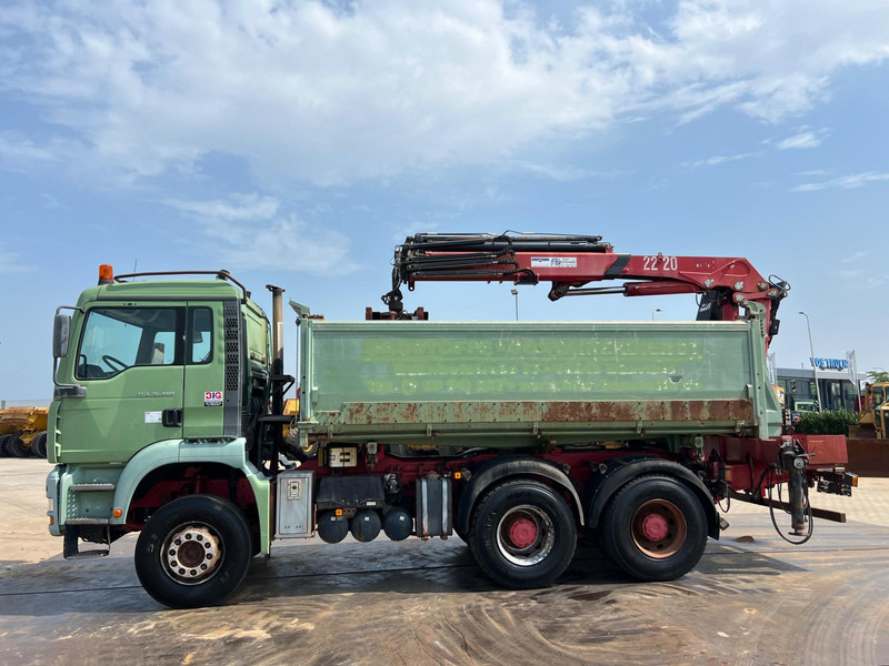 MAN TGA 26.480 tipper + HMF crane - Camion basculantă, Camion cu macara: Foto 3 MAN TGA 26.480 tipper + HMF crane - Camion basculantă, Camion cu macara: Foto 3