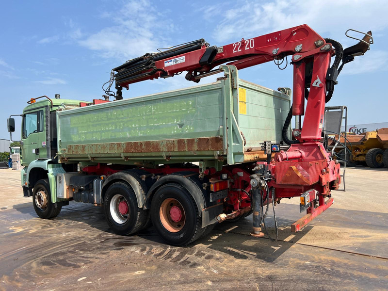 MAN TGA 26.480 tipper + HMF crane - Camion basculantă, Camion cu macara: Foto 4 MAN TGA 26.480 tipper + HMF crane - Camion basculantă, Camion cu macara: Foto 4