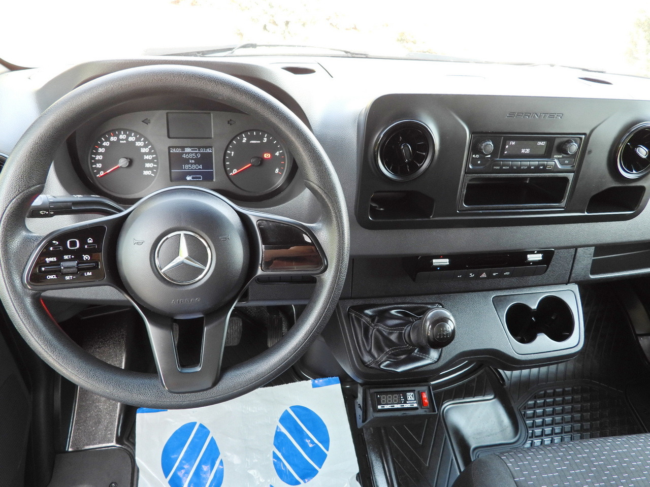 Autoutilitară frigorifica MERCEDES SPRINTER 316 REGRIGERATOR BOX 0*C LIFT 8 PALLETS CRUISE CONTROL PNEUMATICS AIR CONDITIONING  160HP: Foto 33