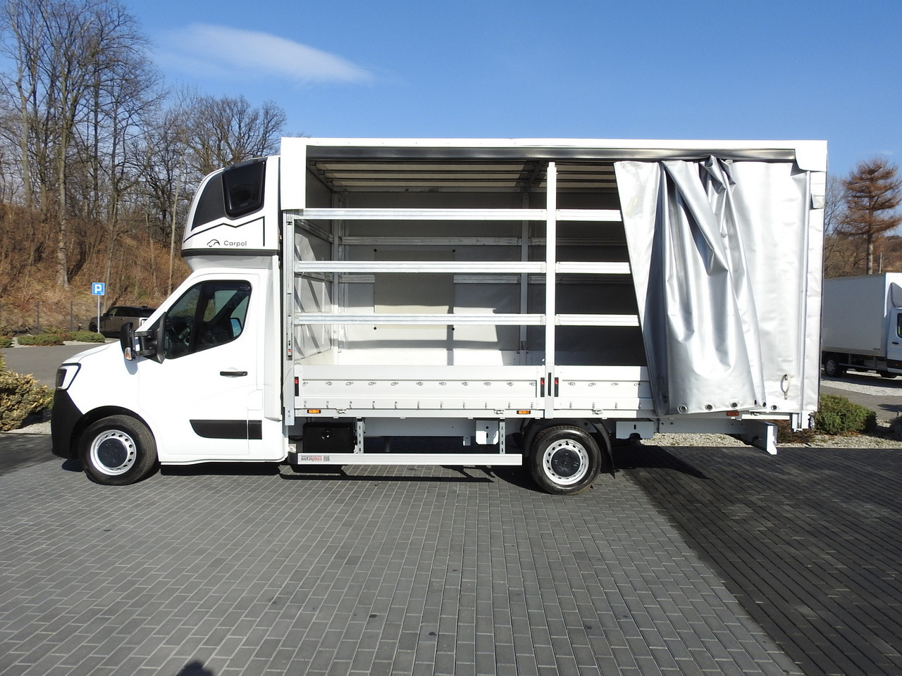 Autoutilitară cu prelată RENAULT MASTER  TARPAULIN 10 PALLETS WEBASTO CRUISE CONTROL LED LIGHTS PNEUMATICS AIR CONDITIONING  165HP: Foto 8