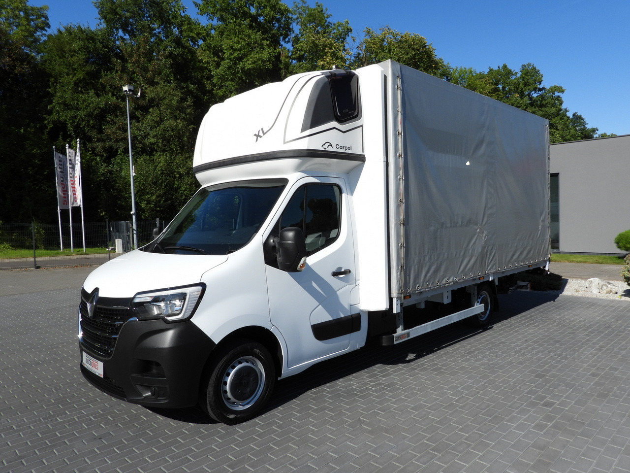 Autoutilitară cu prelată RENAULT MASTER TARPAULIN LIFT 10 PALLETS WEBASTO CRUISE CONTROL LED LIGHTS PNEUMATICS AIR CONDITIONING  165HP: Foto 6