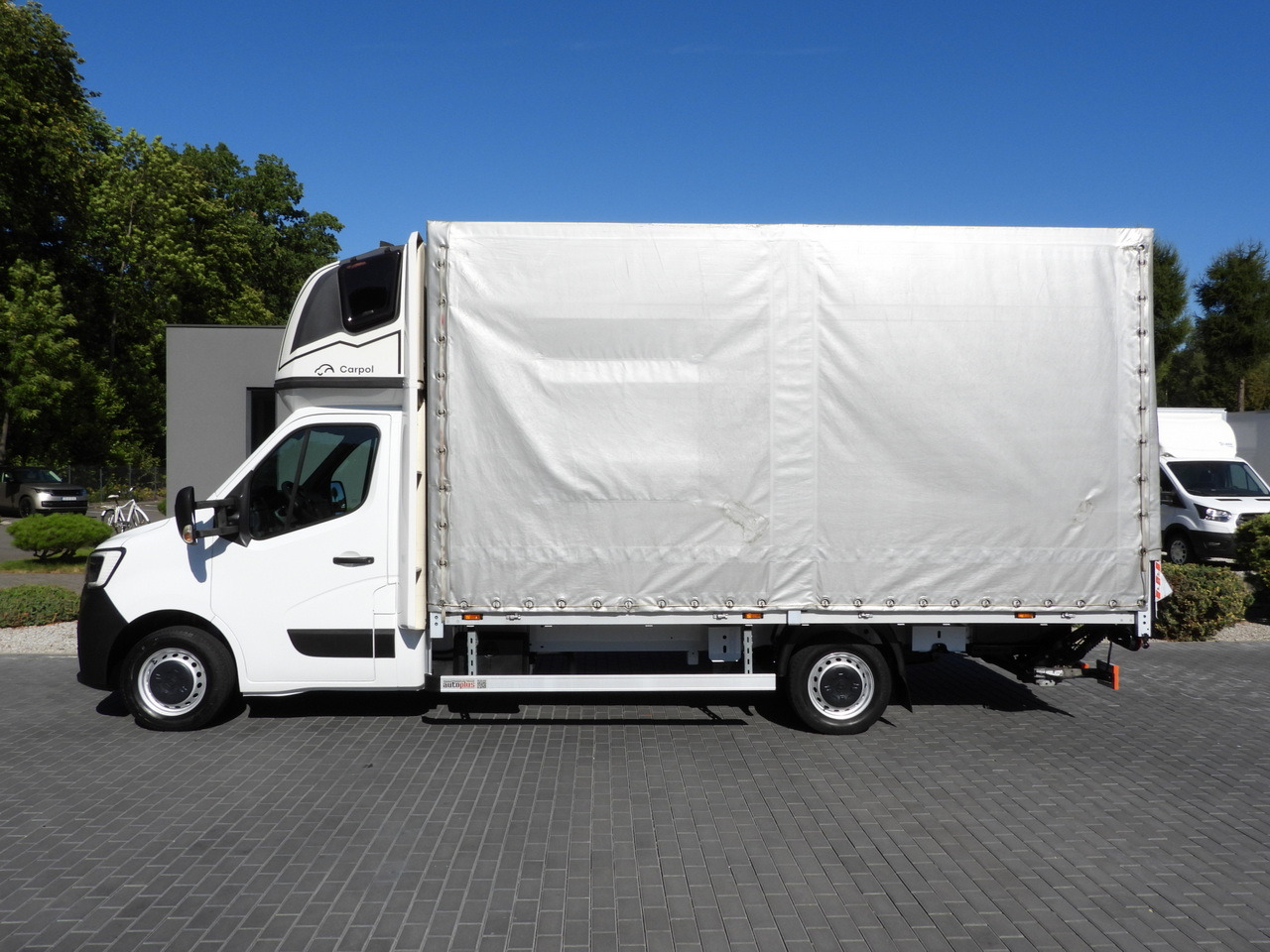 Autoutilitară cu prelată RENAULT MASTER TARPAULIN LIFT 10 PALLETS WEBASTO CRUISE CONTROL LED LIGHTS PNEUMATICS AIR CONDITIONING  165HP: Foto 9