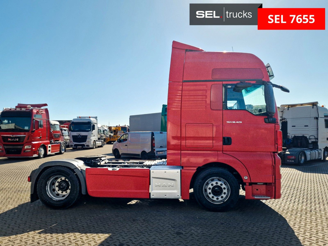 MAN TGX 18.420 4X2 BLS / Retarder /Xenon /Standklima - Cap tractor: Foto 4 MAN TGX 18.420 4X2 BLS / Retarder /Xenon /Standklima - Cap tractor: Foto 4