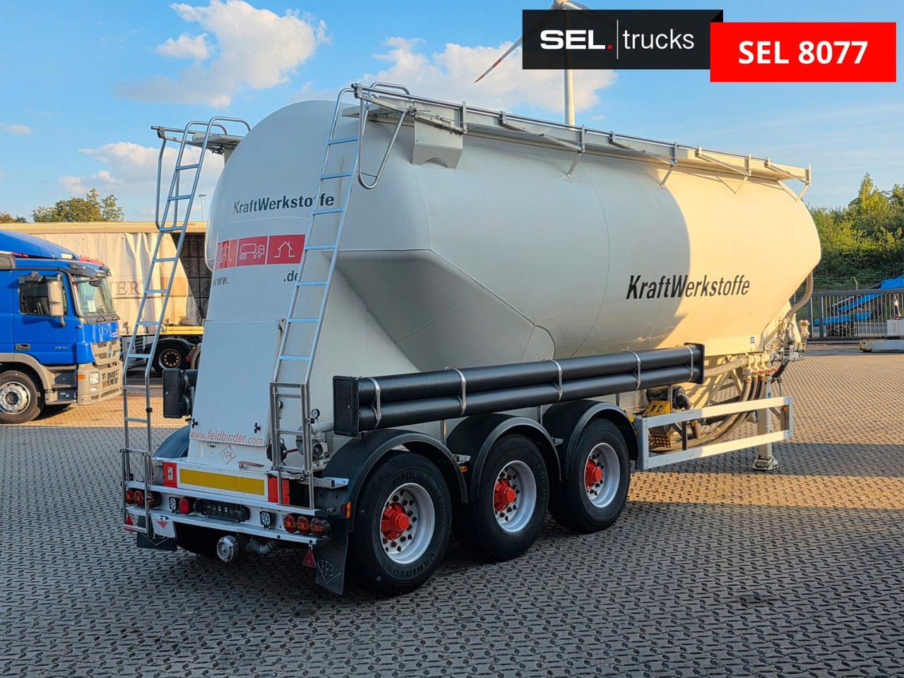 Feldbinder EUT 40.3/7645/A/2 / 1 Kammer - Semiremorcă siloz: Foto 5 Feldbinder EUT 40.3/7645/A/2 / 1 Kammer - Semiremorcă siloz: Foto 5
