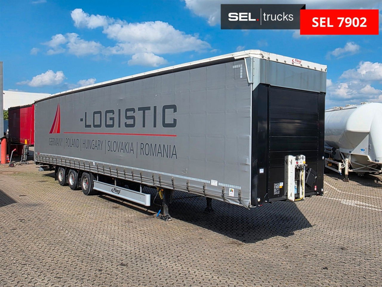 Fliegl SDS 390 X-tra Long / Mega / Long Trailer - Semiremorcă prelată: Foto 3 Fliegl SDS 390 X-tra Long / Mega / Long Trailer - Semiremorcă prelată: Foto 3
