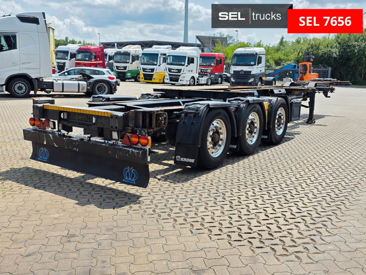 Krone SD / Teleskop / Alu-Felgen / Liftachse - Semiremorcă transport containere/ Swap body: Foto 5 Krone SD / Teleskop / Alu-Felgen / Liftachse - Semiremorcă transport containere/ Swap body: Foto 5