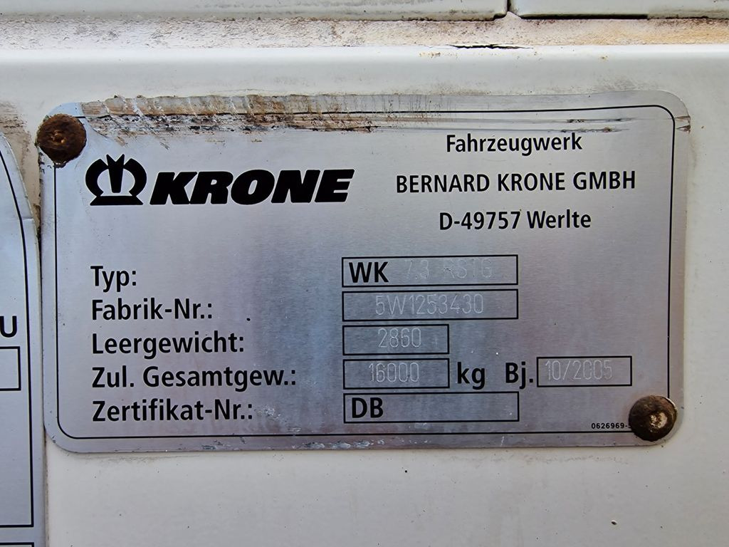 Caroserie furgon Krone WK 7.3 RSTG / Textil / Koffer / Rolltor: Foto 18