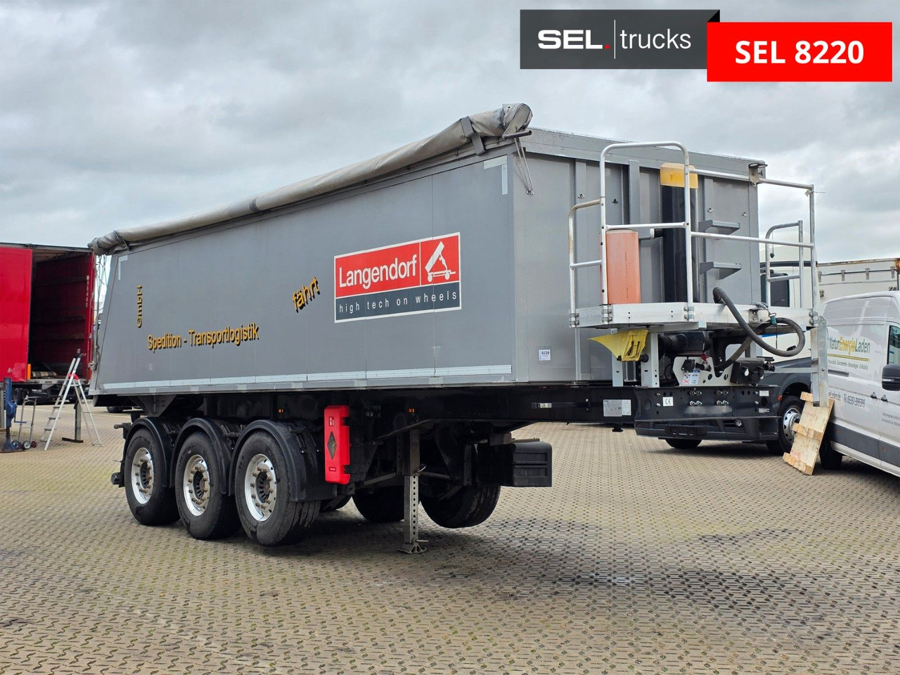 Langendorf SKA 24/30 / Liftachse - Semiremorcă basculantă: Foto 3 Langendorf SKA 24/30 / Liftachse - Semiremorcă basculantă: Foto 3