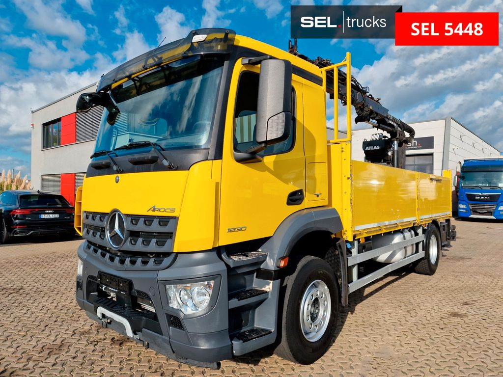 Mercedes-Benz Arocs 1830 / Atlas 105.2 - A2L / NEUE BATTERIEN - Camion cu macara: Foto 1 Mercedes-Benz Arocs 1830 / Atlas 105.2 - A2L / NEUE BATTERIEN - Camion cu macara: Foto 1
