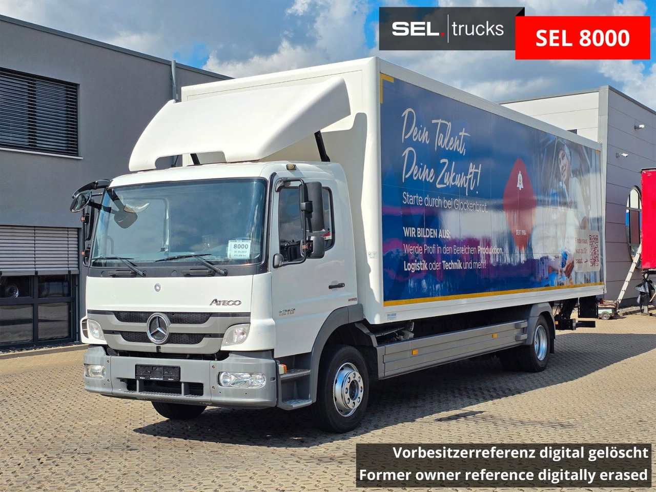 Mercedes-Benz Atego 1218 / Ladebordwand - Camion furgon: Foto 1 Mercedes-Benz Atego 1218 / Ladebordwand - Camion furgon: Foto 1