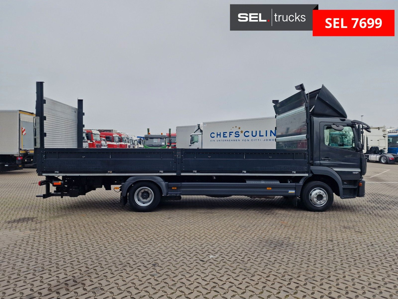 Mercedes-Benz Atego 1221 / Ladebordwand - Camion cu prelată: Foto 4 Mercedes-Benz Atego 1221 / Ladebordwand - Camion cu prelată: Foto 4