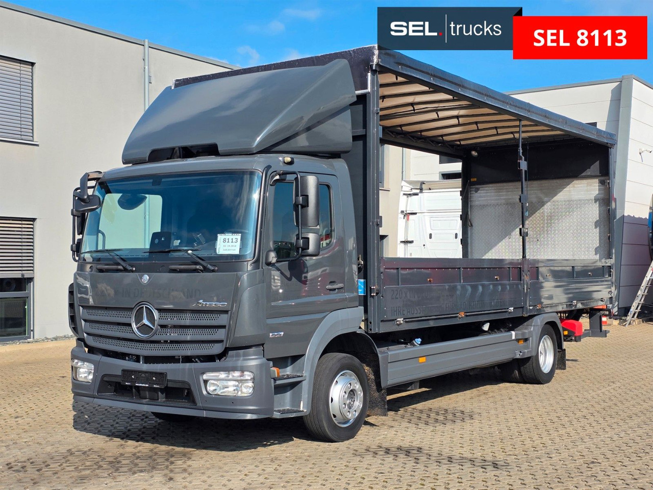 Mercedes-Benz Atego 1221 / Ladebordwand / Rückfahrkamera - Camion cu prelată: Foto 1 Mercedes-Benz Atego 1221 / Ladebordwand / Rückfahrkamera - Camion cu prelată: Foto 1