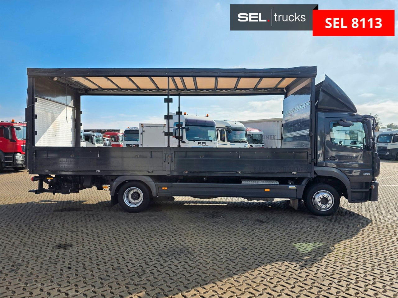 Mercedes-Benz Atego 1221 / Ladebordwand / Rückfahrkamera - Camion cu prelată: Foto 4 Mercedes-Benz Atego 1221 / Ladebordwand / Rückfahrkamera - Camion cu prelată: Foto 4