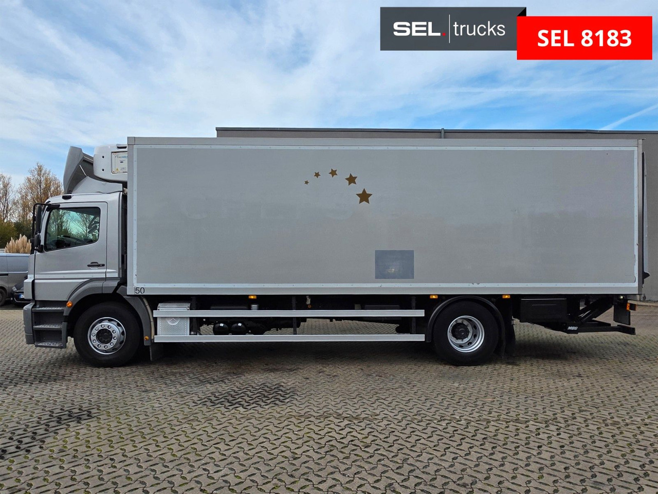 Camion frigider Mercedes-Benz Axor 1826 / Ladebordwand / Carrier Supra 1250 Mt: Foto 8