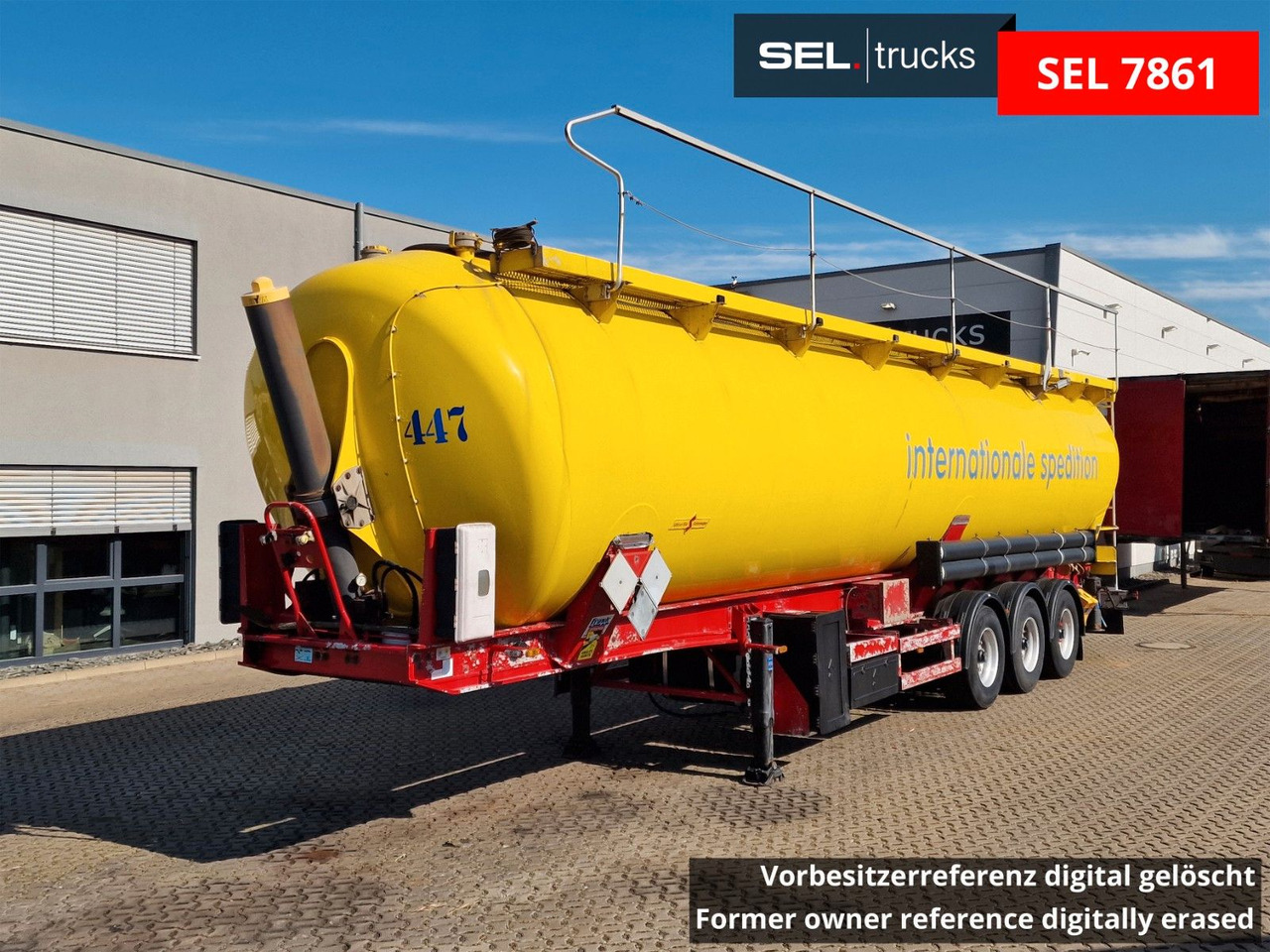 Spitzer SK 2766 CAL GGVS / Kippsilo / 66 m3 / ADR ATDR A - Semiremorcă siloz: Foto 1 Spitzer SK 2766 CAL GGVS / Kippsilo / 66 m3 / ADR ATDR A - Semiremorcă siloz: Foto 1