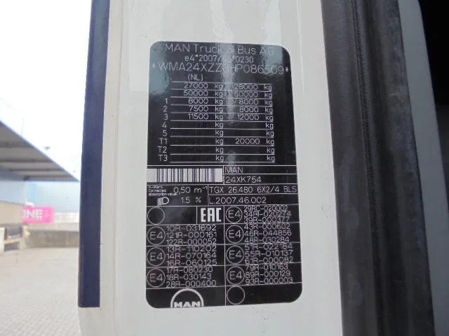 MAN TGX 26-480 XXL NEW TYPE TACHO-SMART TACHO - Cap tractor: Foto 5 MAN TGX 26-480 XXL NEW TYPE TACHO-SMART TACHO - Cap tractor: Foto 5