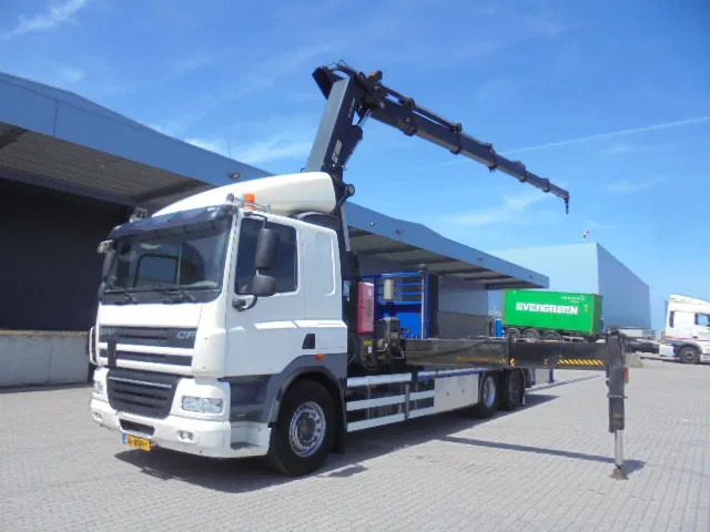 DAF CF 85 360 6X2 HIAB 477/5 NL TRUCK - Camion platformă, Camion cu macara: Foto 1 DAF CF 85 360 6X2 HIAB 477/5 NL TRUCK - Camion platformă, Camion cu macara: Foto 1