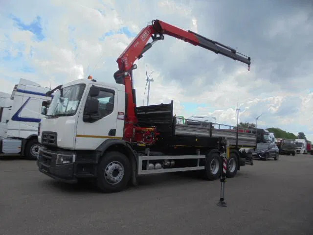 Camion cu macara nou Renault C380 320 6X4 + FASSI F245 DEMO UNUSED NL KENTEKEN: Foto 8