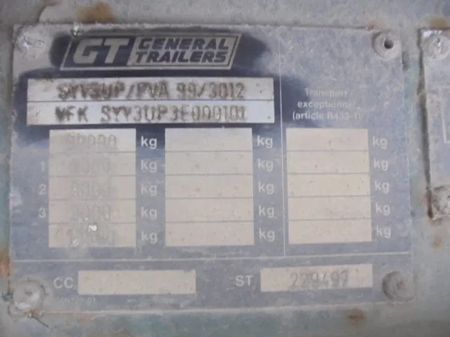Semiremorcă prelată Trailor SYY3P AXEL BPW DISC TUV 28-02-2026: Foto 13