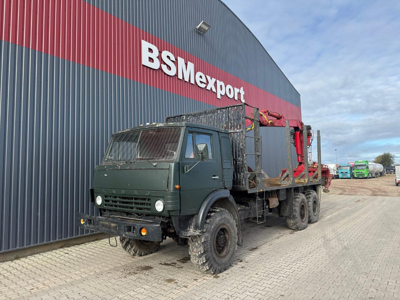 Kamaz 43101, 6x6 - Camion forestier, Camion cu macara: Foto 1 Kamaz 43101, 6x6 - Camion forestier, Camion cu macara: Foto 1