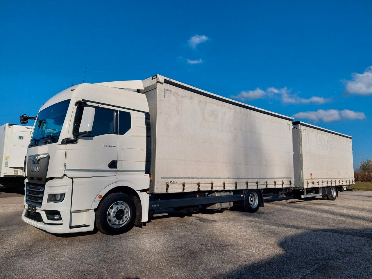 MAN TGX 18.470 LL + Gniotpol G-4080 120 m3 Durchbar - Camion cu prelată: Foto 1 MAN TGX 18.470 LL + Gniotpol G-4080 120 m3 Durchbar - Camion cu prelată: Foto 1