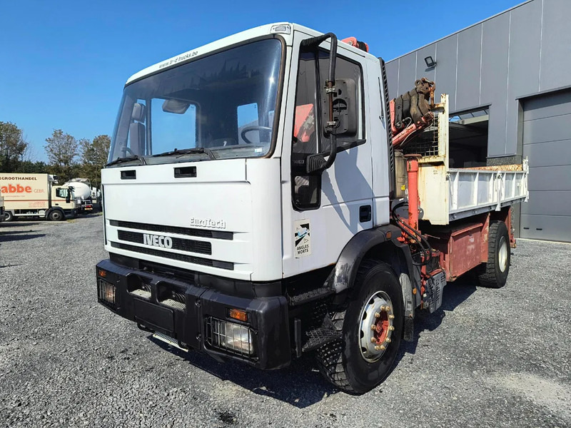 Iveco Eurotech 190 E27 - TIPPER + CRANE FASSI - 350 250KM - Camion basculantă, Camion cu macara: Foto 1 Iveco Eurotech 190 E27 - TIPPER + CRANE FASSI - 350 250KM - Camion basculantă, Camion cu macara: Foto 1