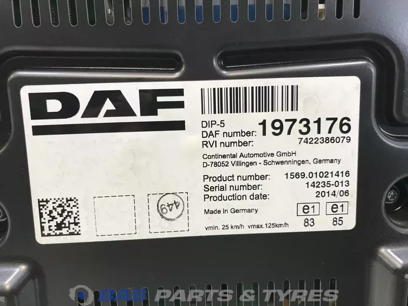 DAF LF Euro 6 Instrumentenpaneel DAF 1952906 - Tablou de bord pentru Camion: Foto 3 DAF LF Euro 6 Instrumentenpaneel DAF 1952906 - Tablou de bord pentru Camion: Foto 3