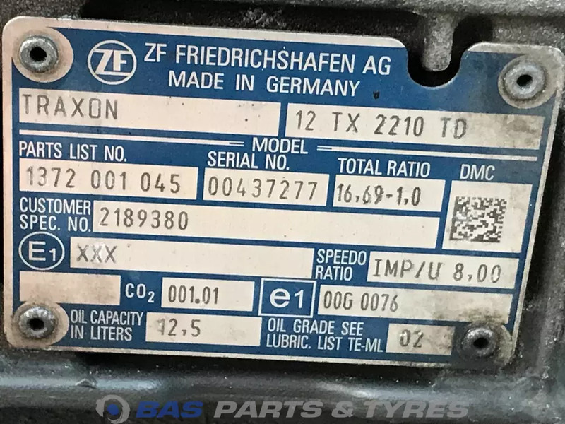 DAF XG - Cutie de viteze pentru Camion: Foto 5 DAF XG - Cutie de viteze pentru Camion: Foto 5