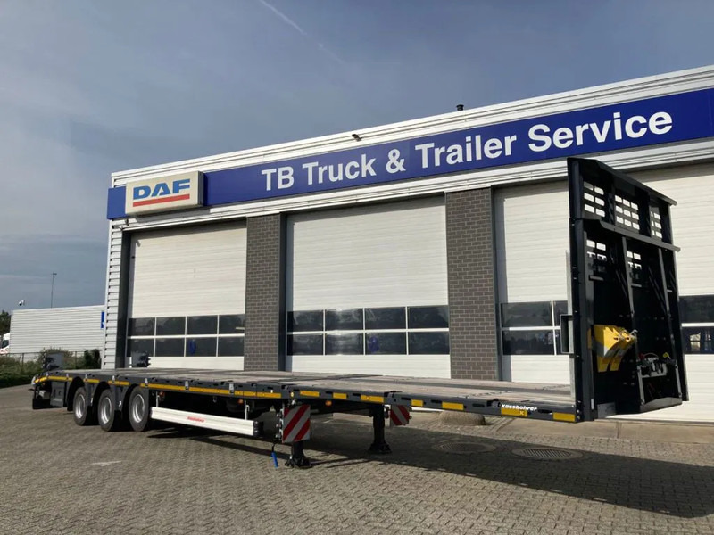 Kässbohrer SPA M3 / 1N - 18 / 27 Heavy Duty uitschuifbare vlakke mega trailer met liftas, rongen en oprijplaten - Semiremorcă furgon: Foto 3 Kässbohrer SPA M3 / 1N - 18 / 27 Heavy Duty uitschuifbare vlakke mega trailer met liftas, rongen en oprijplaten - Semiremorcă furgon: Foto 3