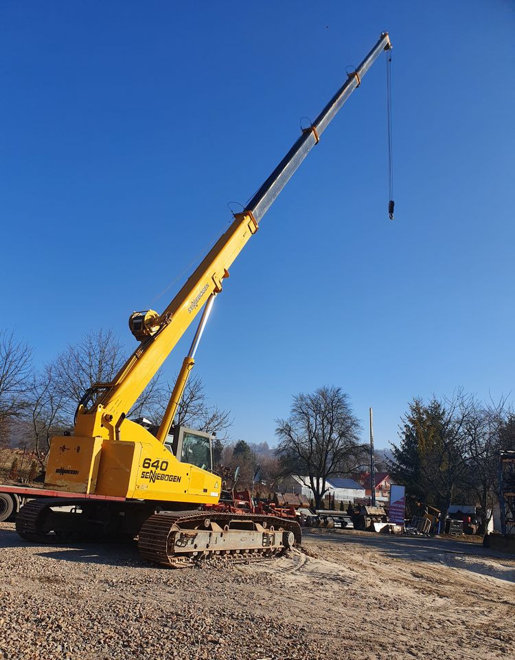 Dźwigi, żurawie, podnośniki Sennebogen 640RH Dźwig 40t 30m - Macara pe senile: Foto 2 Dźwigi, żurawie, podnośniki Sennebogen 640RH Dźwig 40t 30m - Macara pe senile: Foto 2