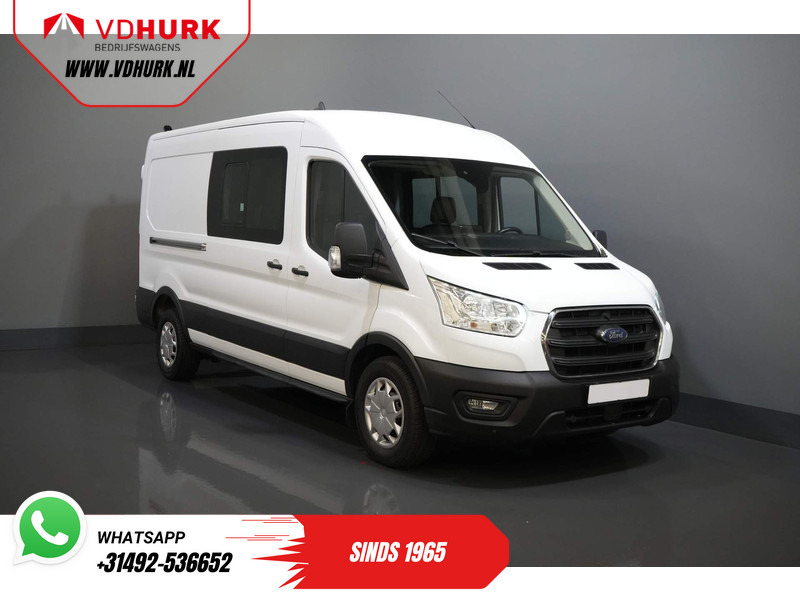 Ford Transit 2.0 TDCI 130 pk L3H2 DC Dubbel Cabine 7 Pers./ Riem V.V./ Adapt. Cruise/ CarPlay/ PDC/ Navi/ Camera/ Airco/ Trekhaak - Dubă, Autoutilitară cabină dublă: Foto 1 Ford Transit 2.0 TDCI 130 pk L3H2 DC Dubbel Cabine 7 Pers./ Riem V.V./ Adapt. Cruise/ CarPlay/ PDC/ Navi/ Camera/ Airco/ Trekhaak - Dubă, Autoutilitară cabină dublă: Foto 1