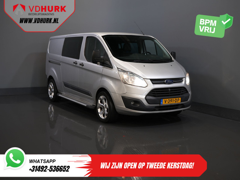 Ford Transit Custom 2.2 TDCI Trend Dubbel Cabine DC L2 BPM VRIJ! NL Auto/ Leder/ Stoelverw./ Camera/ PDC/ LMV/ Sidesteps - Autoutilitară compactă, Autoutilitară cabină dublă: Foto 1 Ford Transit Custom 2.2 TDCI Trend Dubbel Cabine DC L2 BPM VRIJ! NL Auto/ Leder/ Stoelverw./ Camera/ PDC/ LMV/ Sidesteps - Autoutilitară compactă, Autoutilitară cabină dublă: Foto 1